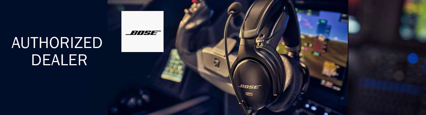 Authorized dealer of BOSE Aviation Headsets