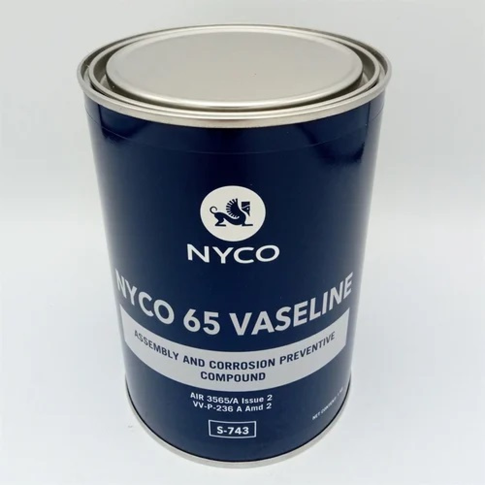 NYCO 65 VASELINE Brown AIR 3565/A Spec Technical Petrolatum - 1 Kg Can